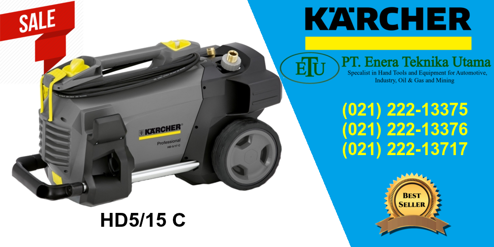 Karcher High Pressure Washer HD5/15 C - Alat Kebersihan Untuk Industri - Distributor Mesin Pembersih Lantai